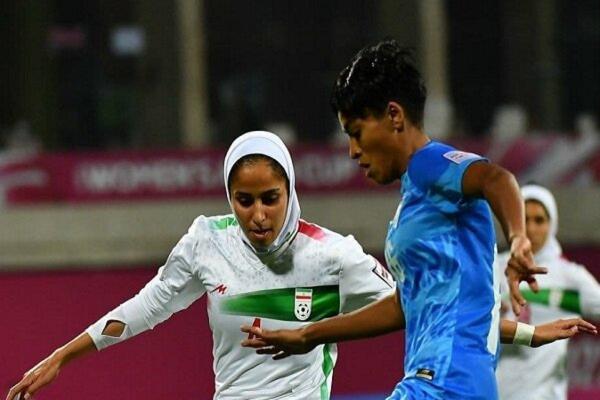 تساوی تیم ملی فوتبال زنان ایران برابر هند