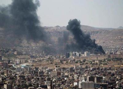 بمباران مرکز یمن به وسیله جنگنده های سعودی