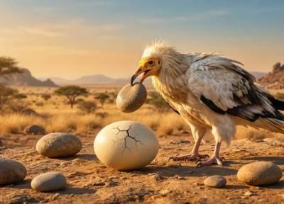 پرندگانی که هوش و مهارت شکستن تخم دیگر پرندگان با سنگ برای تغذیه از محتویات درونی آنها را دارند