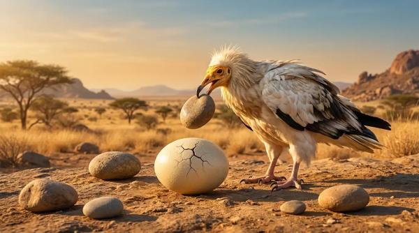 پرندگانی که هوش و مهارت شکستن تخم دیگر پرندگان با سنگ برای تغذیه از محتویات درونی آنها را دارند